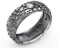 Anello Amen Uomo in Argento Zircone AAM-22 - AAM-22